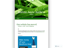 Tablet Screenshot of bjarchers.wordpress.com