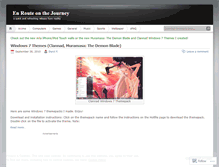 Tablet Screenshot of enroutejourney.wordpress.com