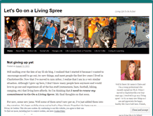 Tablet Screenshot of livingspreethegoodlife.wordpress.com