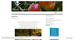 Desktop Screenshot of familyrooted.wordpress.com