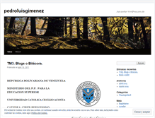 Tablet Screenshot of pedroluisgimenez.wordpress.com
