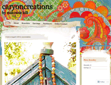Tablet Screenshot of caryoncreations.wordpress.com