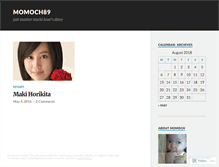 Tablet Screenshot of momoch89.wordpress.com