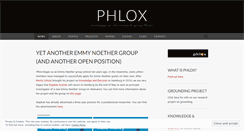 Desktop Screenshot of phloxgroup.wordpress.com