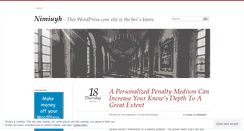 Desktop Screenshot of nimiuyh.wordpress.com