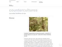 Tablet Screenshot of countercultures.wordpress.com