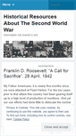 Mobile Screenshot of historicalresources.wordpress.com