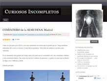 Tablet Screenshot of curiososincompletos.wordpress.com