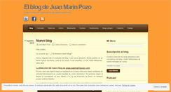 Desktop Screenshot of juanmarinpozo.wordpress.com