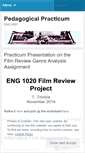 Mobile Screenshot of pedagogicalpracticum.wordpress.com