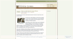 Desktop Screenshot of leibelonthelaw.wordpress.com