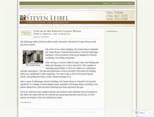 Tablet Screenshot of leibelonthelaw.wordpress.com