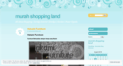 Desktop Screenshot of murahshoppingland.wordpress.com