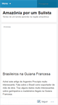 Mobile Screenshot of amazoniaporumsulista.wordpress.com