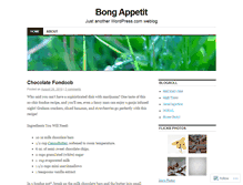Tablet Screenshot of bongappetit.wordpress.com
