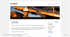 Desktop Screenshot of myagentcareercoach.wordpress.com