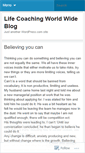 Mobile Screenshot of lifecoachingworldwide.wordpress.com