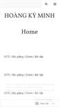 Mobile Screenshot of hoangkyminh.wordpress.com