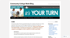Desktop Screenshot of ccweekblog.wordpress.com