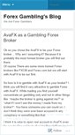 Mobile Screenshot of forexgambling.wordpress.com
