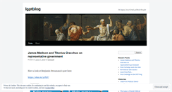 Desktop Screenshot of lgptblog.wordpress.com