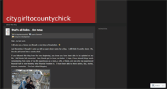 Desktop Screenshot of citygirltocountychick.wordpress.com