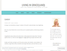 Tablet Screenshot of livingingraceland.wordpress.com
