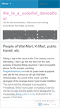 Mobile Screenshot of lifeisacolorfuldancefloor.wordpress.com