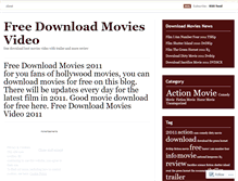 Tablet Screenshot of freemoviesvid.wordpress.com