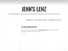 Tablet Screenshot of jennslenz.wordpress.com