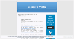 Desktop Screenshot of googoes.wordpress.com