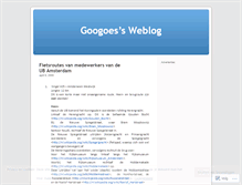 Tablet Screenshot of googoes.wordpress.com