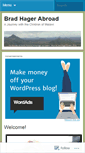 Mobile Screenshot of bradhagerabroad.wordpress.com