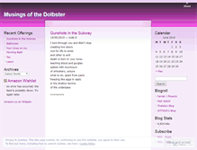 Tablet Screenshot of dolbster.wordpress.com