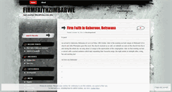 Desktop Screenshot of firmfaith.wordpress.com