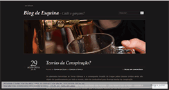 Desktop Screenshot of blogdeesquina.wordpress.com