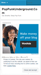 Mobile Screenshot of poppunkunderground.wordpress.com