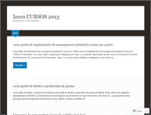 Tablet Screenshot of cursosinemweb01.wordpress.com