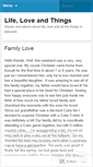 Mobile Screenshot of lifeloveandthings.wordpress.com