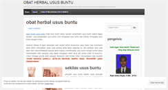 Desktop Screenshot of obatherbalususbuntuu.wordpress.com