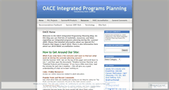 Desktop Screenshot of oace.wordpress.com