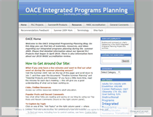 Tablet Screenshot of oace.wordpress.com