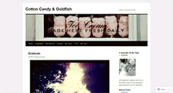 Desktop Screenshot of cottoncandyandgoldfish.wordpress.com