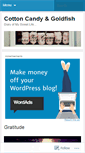 Mobile Screenshot of cottoncandyandgoldfish.wordpress.com