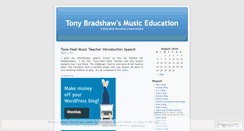 Desktop Screenshot of mymusiceducation.wordpress.com