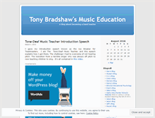 Tablet Screenshot of mymusiceducation.wordpress.com