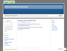 Tablet Screenshot of golgotaszeged.wordpress.com