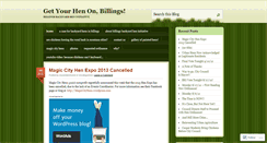 Desktop Screenshot of billingsbackyardhens.wordpress.com