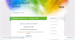 Desktop Screenshot of glocalyouthvision.wordpress.com