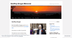 Desktop Screenshot of geoffreygroganmemorial.wordpress.com